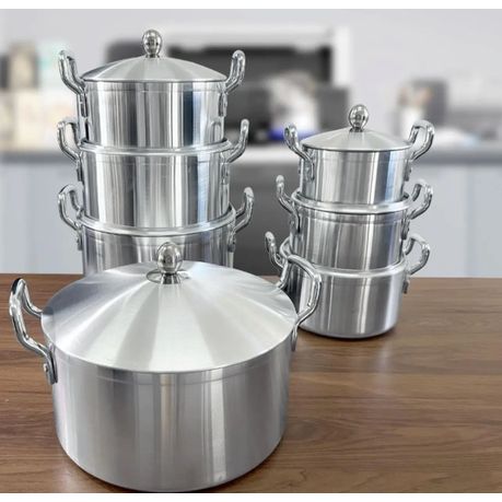 14 piece aluminium cookware set