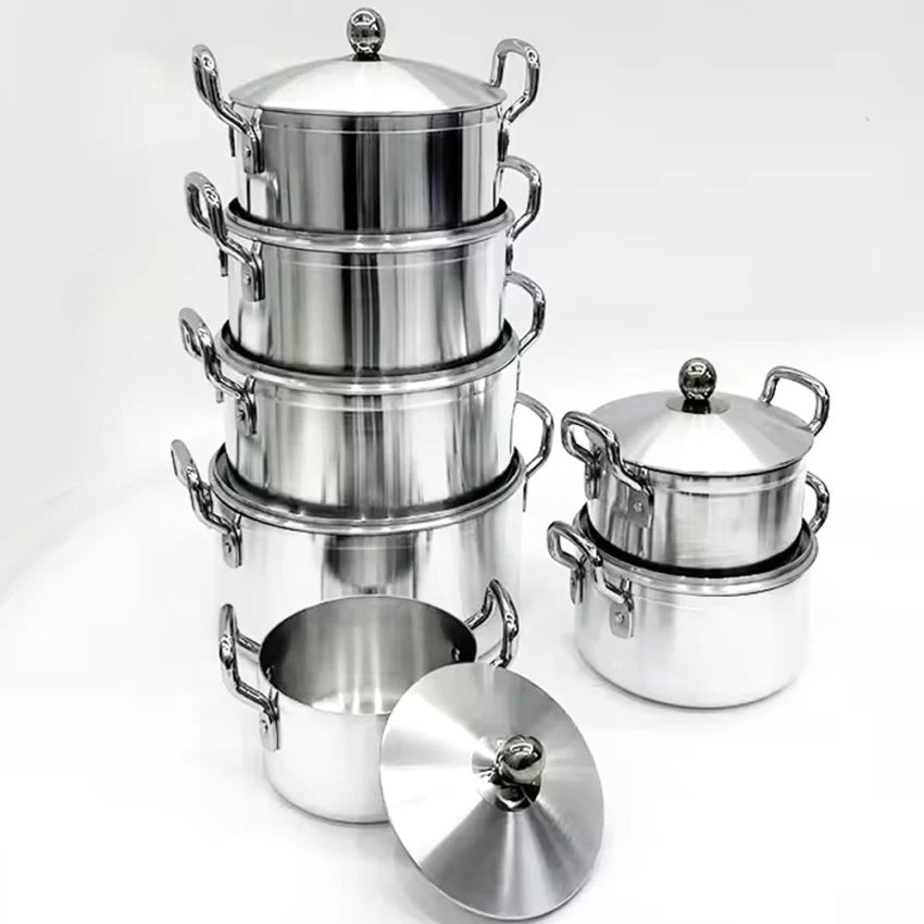 14 piece aluminium cookware set