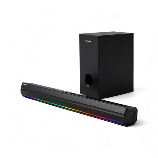 Finnteck 90 cm Sound Bar and Subwoofer & get FREE SCE 2-Way Round Adaptor