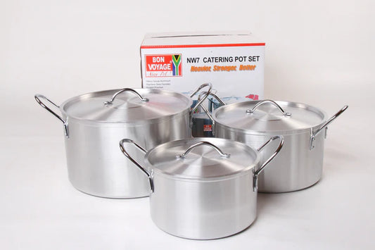 6-piece Aluminium catering cookware set