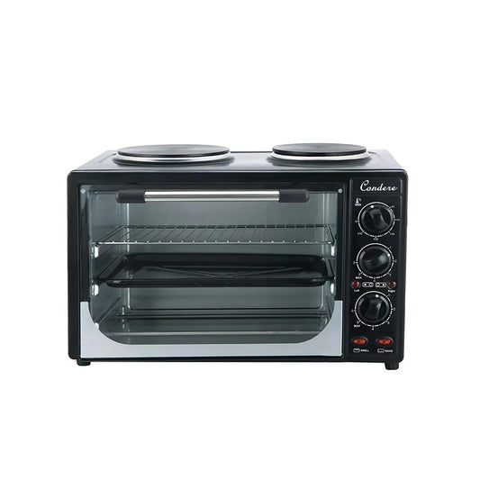 22L Electric Oven with 2 plate stock back & get a 12 cup muffin pan FREE